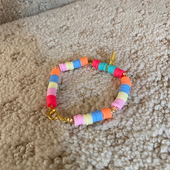 Jewelry Handmade Clay Disc Bead Bracelet Poshmark